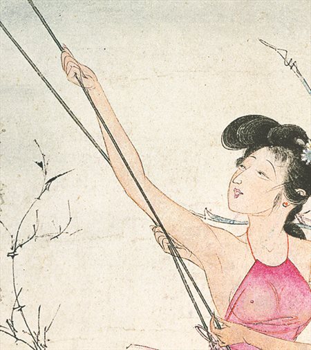 乐昌-胡也佛的仕女画和最知名的金瓶梅秘戏图